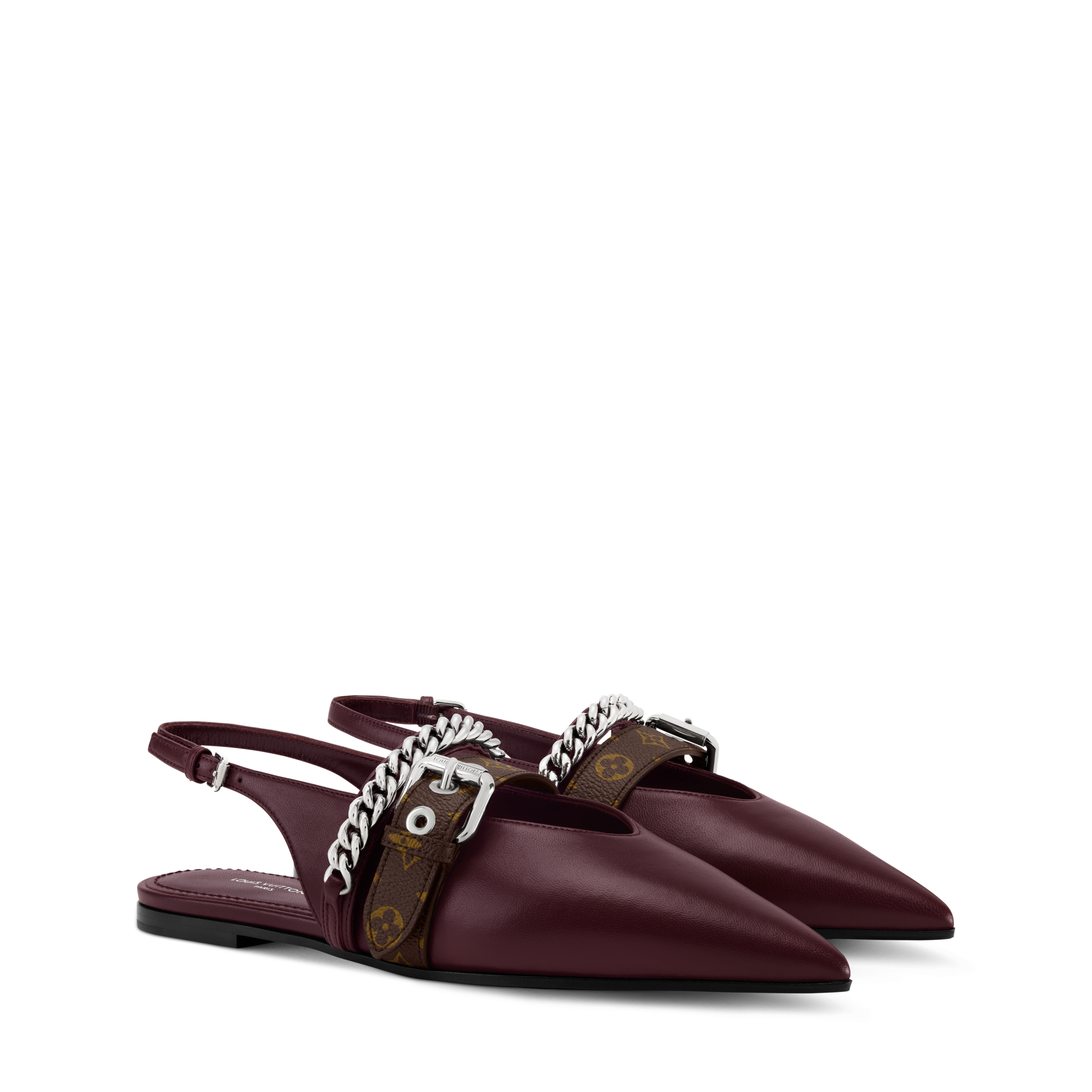 レディース*LV*Vibe スリングバック バレリーナ モノグラム LV Vibe Slingback Flat Ballerina - Women - Shoes | LOUIS